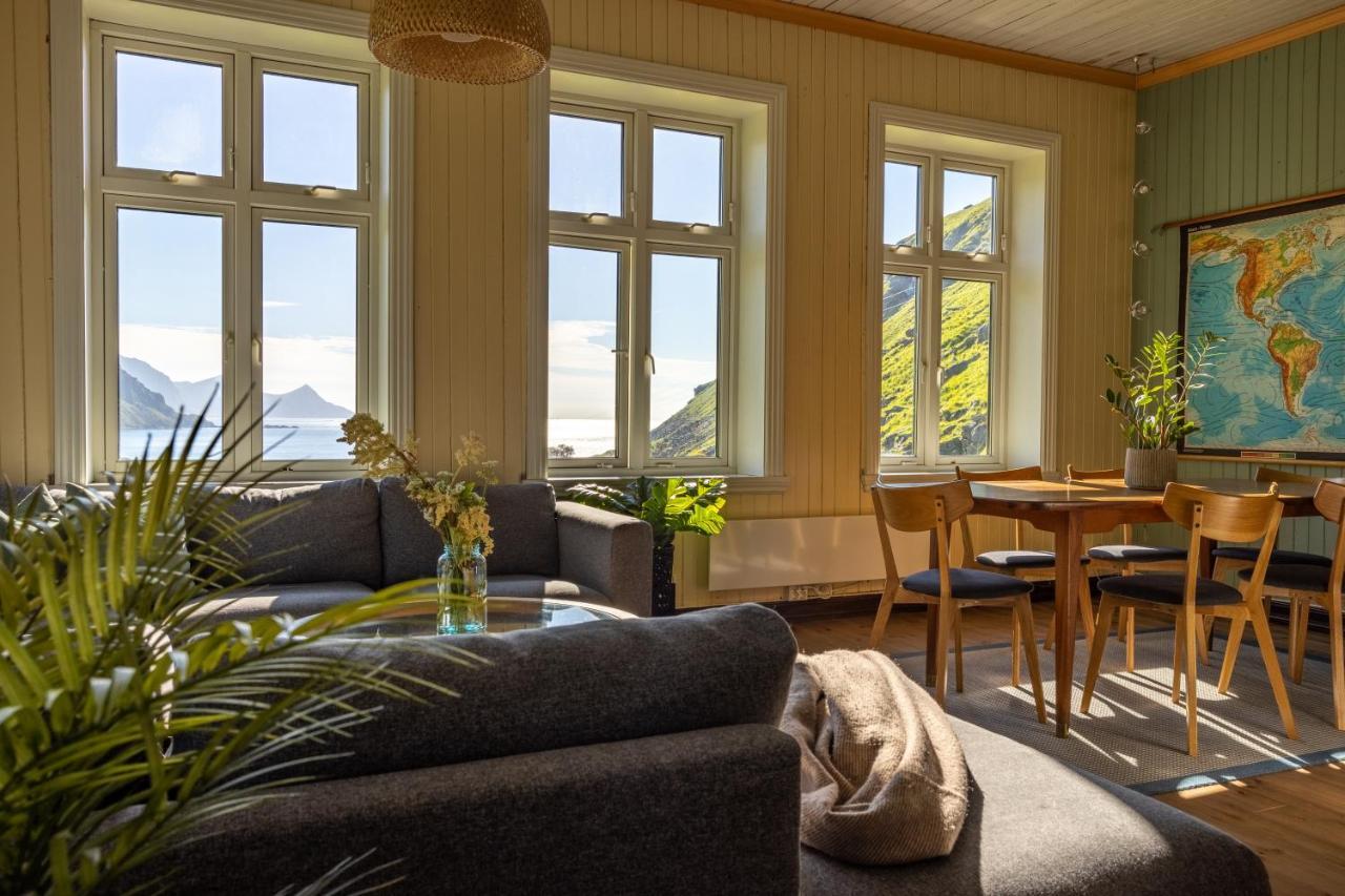 Feriehus Med Flott Havutsikt Ved Hauklandstranden Leknes Esterno foto