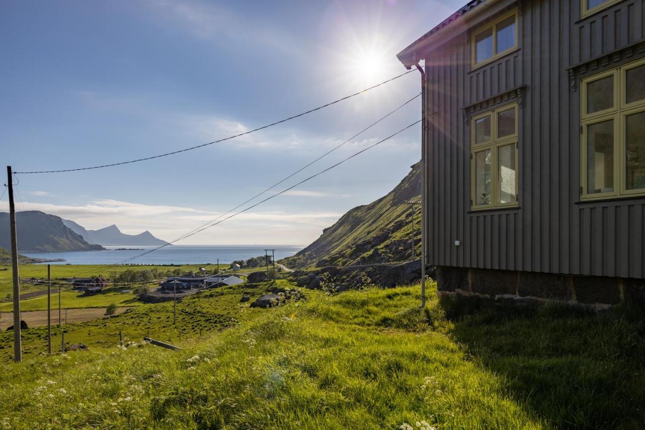 Feriehus Med Flott Havutsikt Ved Hauklandstranden Leknes Esterno foto